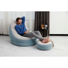 Надувное кресло 100х121х86см BESTWAY COMFORT CRUISER с пуфиком 54х54х26см, 2 цвета 75053 BW